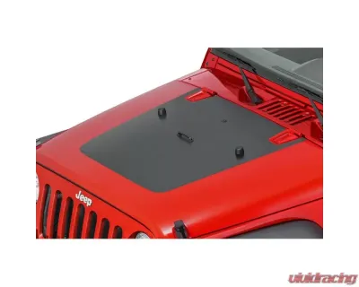 Quadratec Premium Vinyl Hood Blackout Decal Jeep Wrangler 2007-2018 - 13135 1000